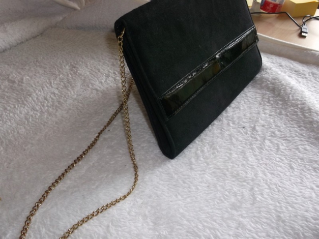 Clutch Tasche schwarz H&M