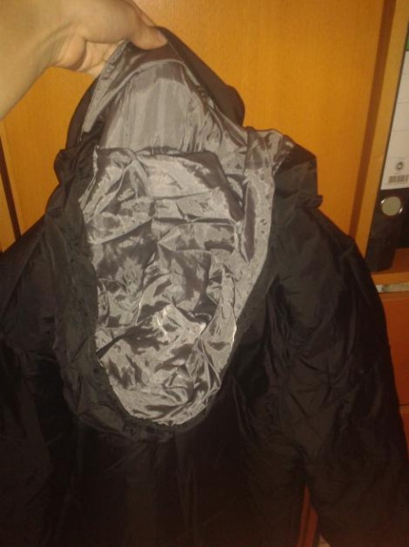 Schöne schwarze übergangsjacke