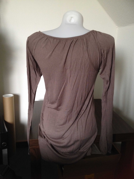 Edc by Esprit Langarmshirt Gr M Taupe