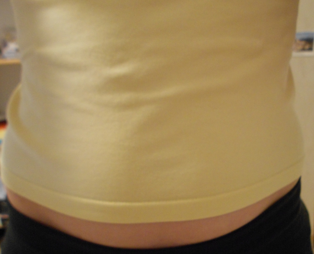 T-Shirt Crop Top gelb Gr.XS/S Suydersee