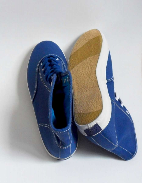 Blaue Keds Sneaker Gr. 39 Champion High Lace weiße Sohle Hipster