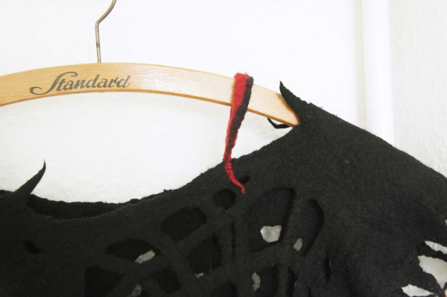 UNIKAT! handgefilztes Spinnenetz Oberteil