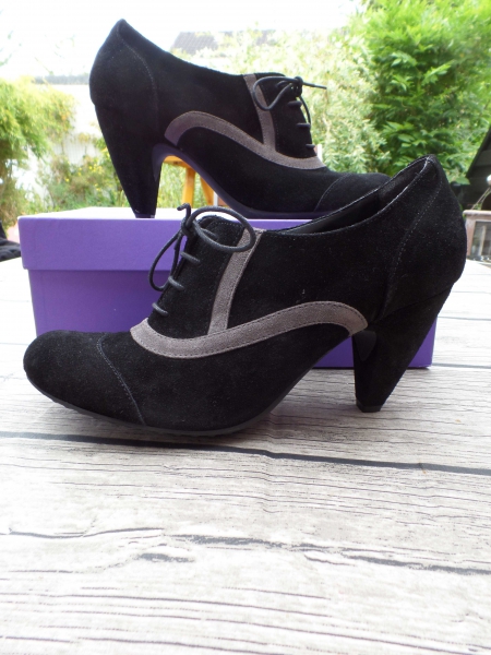 VB - Ankle Boots zum schnüren - 41 - Wildleder