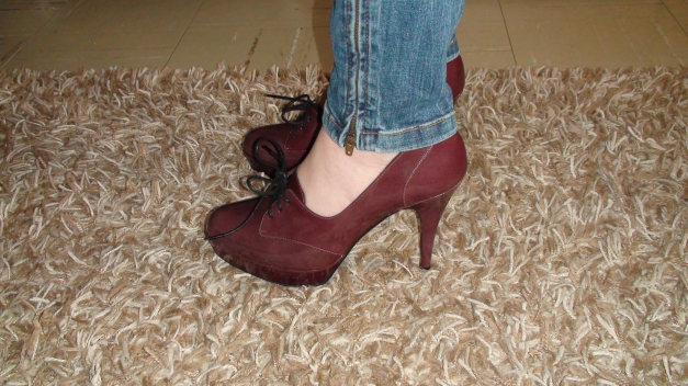 Wein-rote Lackschuhe Gr.39 / OFFICE London