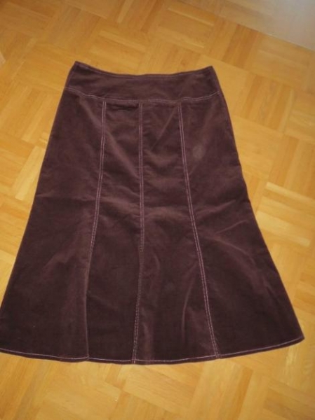2-Teiler (Jacke und Rock ), aubergine, Gr.42/M, neu