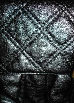 Tasche, schwarz, gesteppt, C&A, Retro