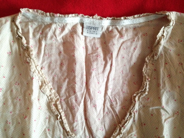 beige Bluse, Esprit,
