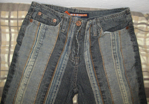 Bootcut Patchwork Jeans W 26 L 34