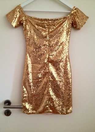 Kleid Lookbookstore Gr.34 gold