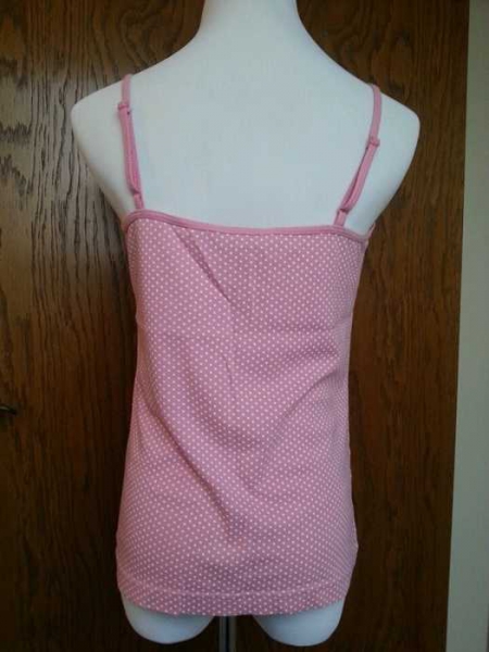 Edc by Esprit Top Hängerchen in rosé Dots Punkte Gr.M