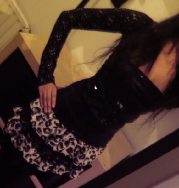 Leo-Rock; Farbe: Schwarz / Weiss / Beige *Gothic* *Rockabilly* *Rockabella* *Glam*