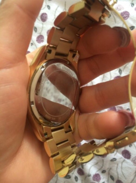michael kors mk 5959 layton gold blogger 
