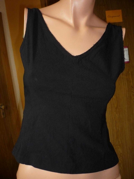 Tank Top * strech * schwarz * Gr.36 38
