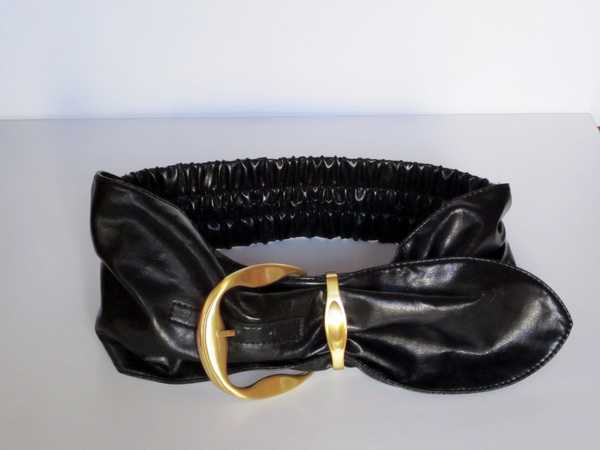 80er Original Gürtel Madonna Schwarz stretch vintage