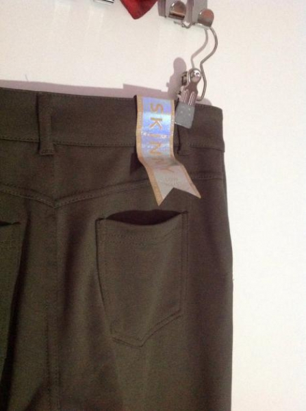 NEUE Preppy Hose in Khaki 34/XS im Reiterstil Leggings Jeggings Treggings 