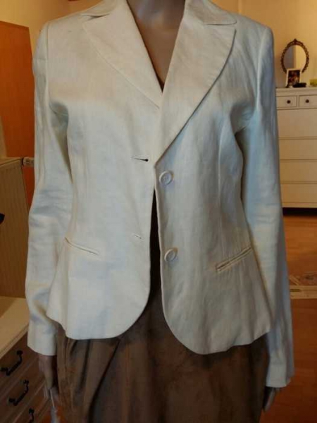 Wunderbare Schöne Blazer in weiß Neu von YORN