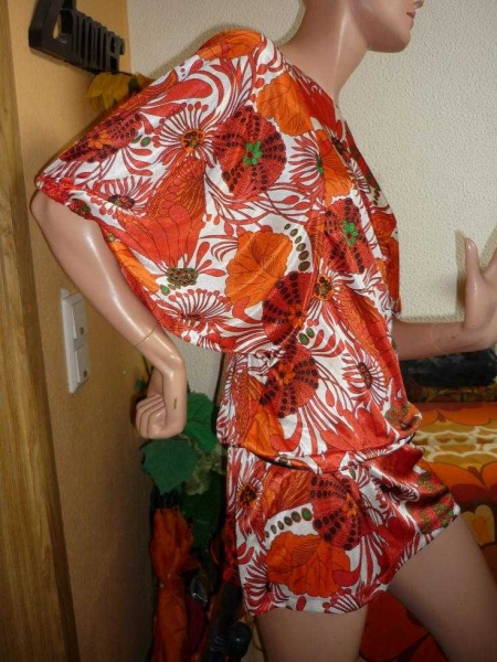 Tunika Kleid * 36 38 40 42 S M L * Ethno Hippie Boho psychedelic 70er Strand * PReis: VHB