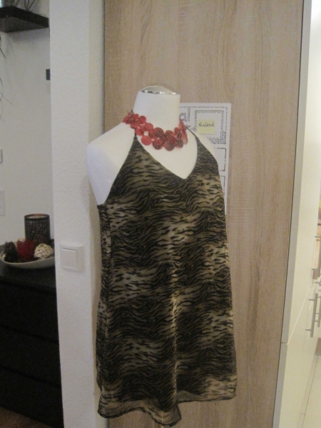 Sommertop - Neckholder - Animalprint