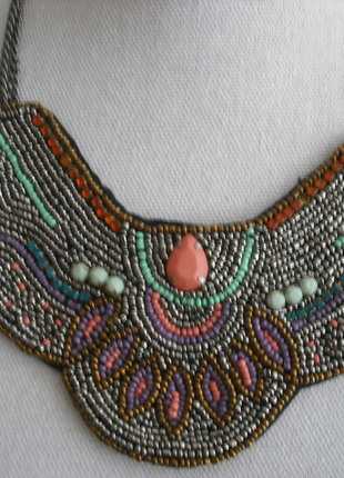 Blogger Statement-Kette mit Perlen