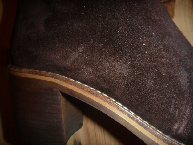 overknee Wildleder Stiefel - dunkelbraun Gr. 37