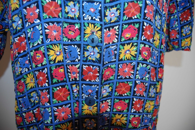 Vintage True  Blumen Blüten Bluse Trendi