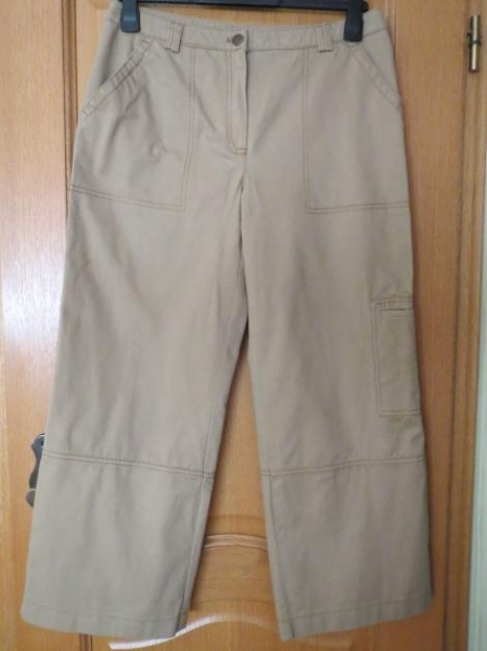 Hose (sportlich), Gr.42/M, beige-caramel
