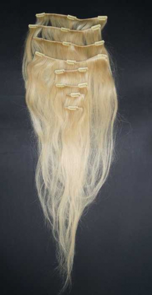 Remy Echthaar Clip In Extensions #613 Versandfrei!