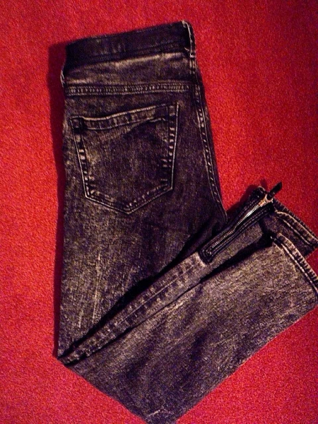 Jeans im Acid-Washed Look