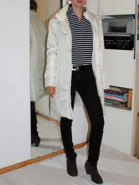 Mantel Farbe weiß, NEU