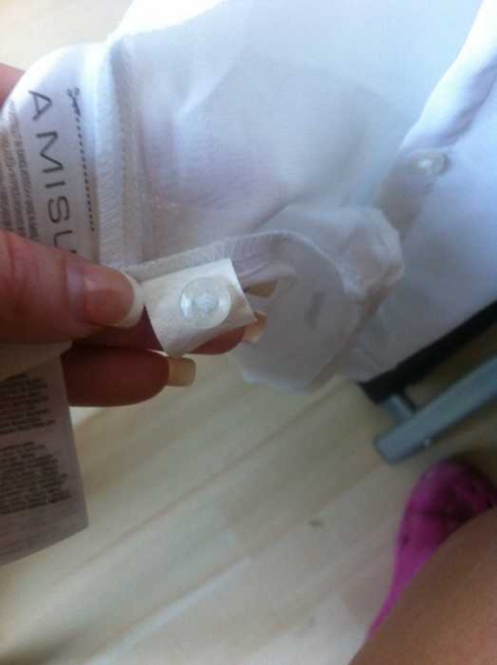 weißes Top transparent