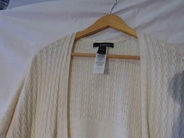 weißer Mango strick - Cardigan