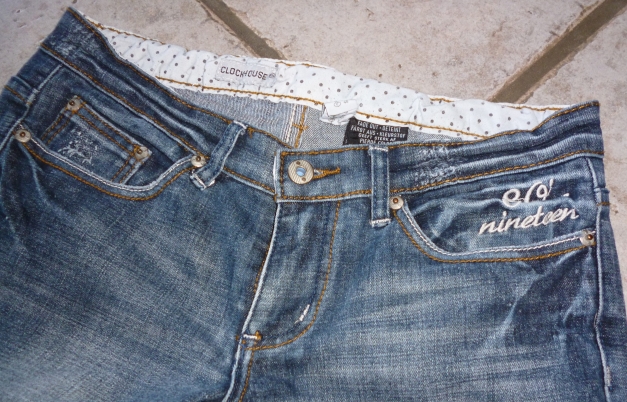 Capri Jeans  Größe 38 mit Waschung