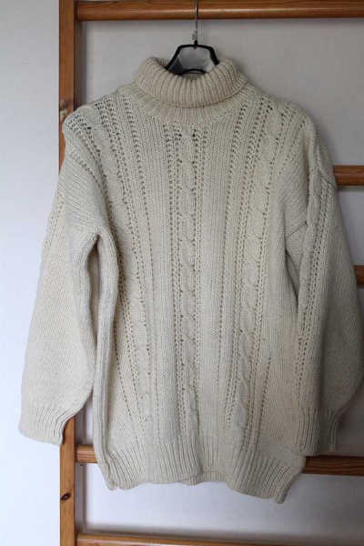 Pullover handgestrickt, Wolle