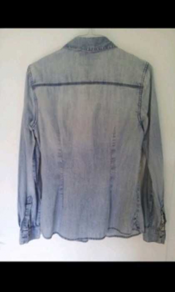 Jeans Hemd Bluse used Vintage Hipster Blogger