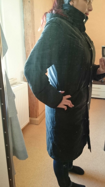 Damen -  Wintermantel in schwarz