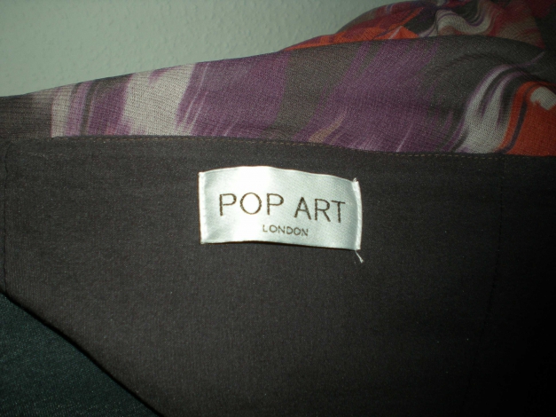 Popiges Bandeau Kleid von POP Art London