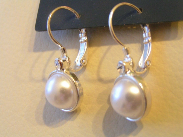 chice Perlen Ohrringe Ohrhänger mit Stein