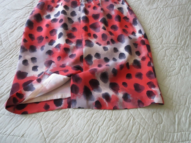 2-Teiler, Rock und Oberteil, Gr.38/40, Seide