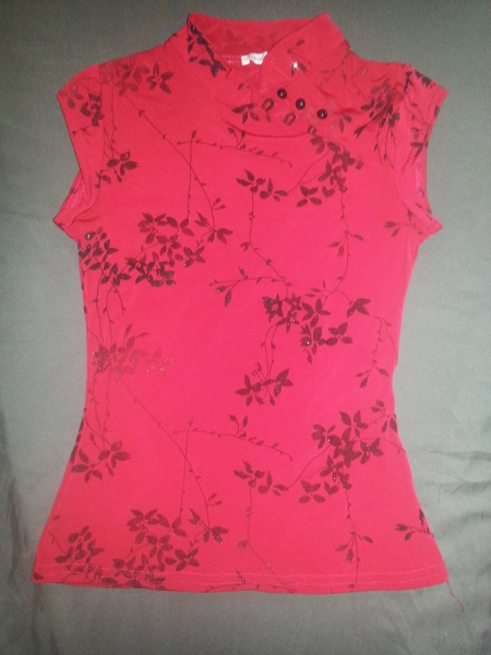 Rotes Chinesisches Oberteil