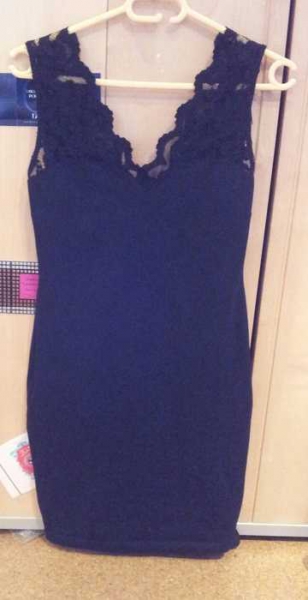 H&M Kleid mit Spitzendetails