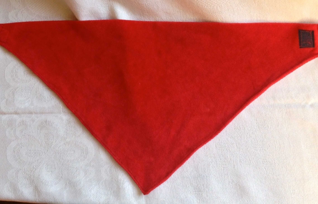 Cooles Dreieckshalstuch in Rot