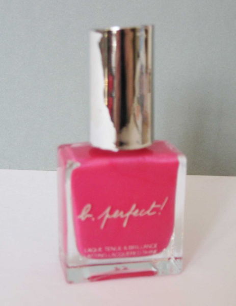 Nagellack agnès b. neu rosa pink, wenig glitzer