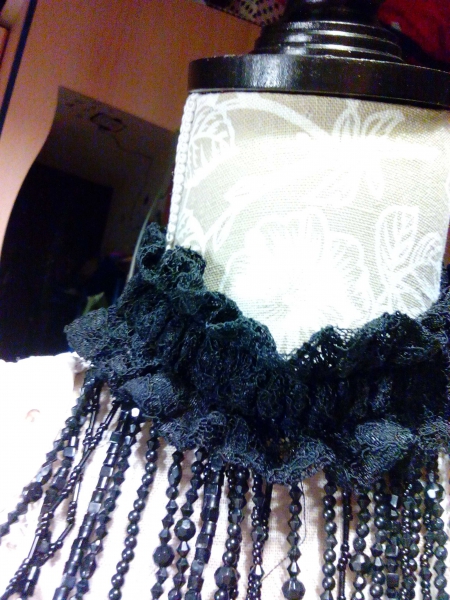 Halskette Collier Spitze