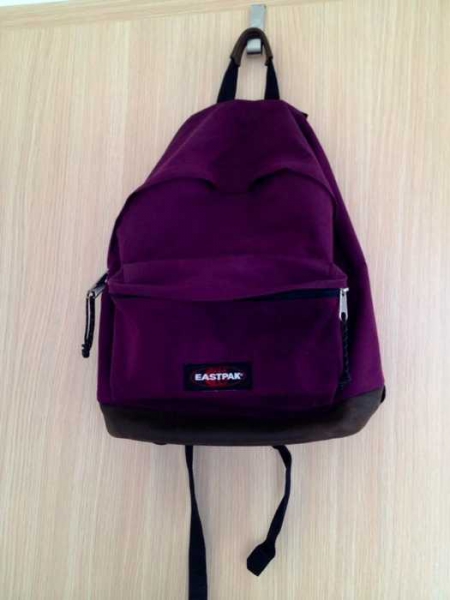 Original Eastpak Rucksack - Sonderedition mit Leder