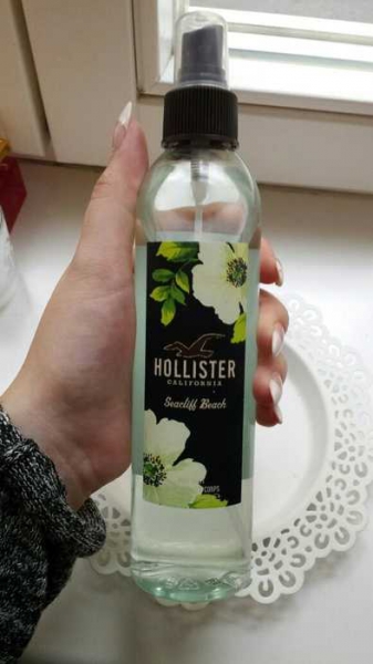 Hollister Body Spray Seacliff Beach Blogger