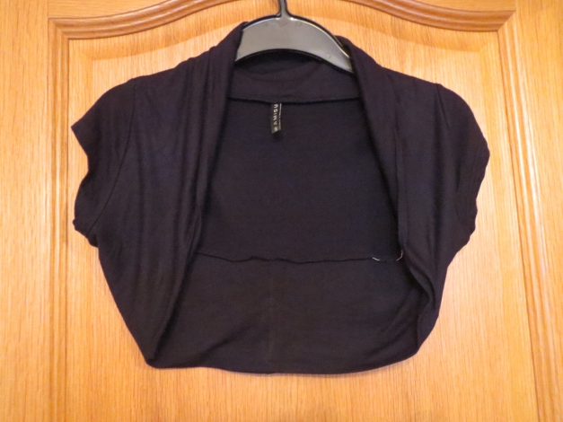 Kleid mit Jäckchen, Gr.XS/S, schwarz-weiß #Amisu