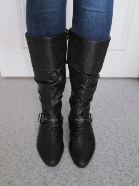 Stiefel schwarz 37 Graceland Deichmann Nieten 