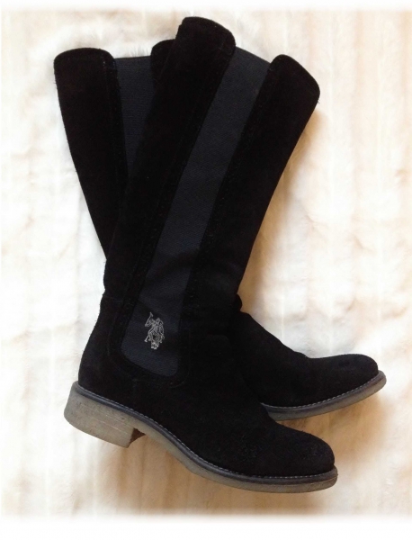 Schwarze Stiefel von U.S. Polo Assn.