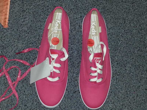 Keds Pink Glitzer Schnürsenkel NEU