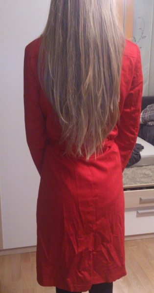 Roter Mantel Größe S/M